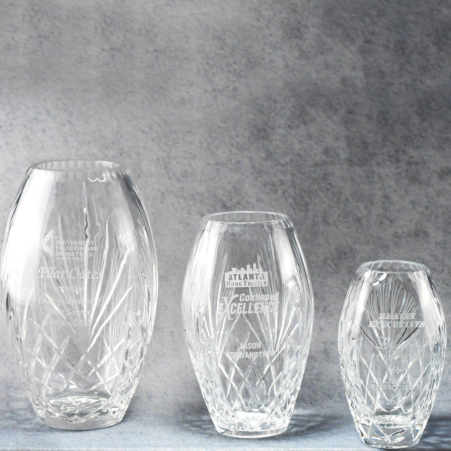 Crystal Barrel Vase Crystal Barrel Vase