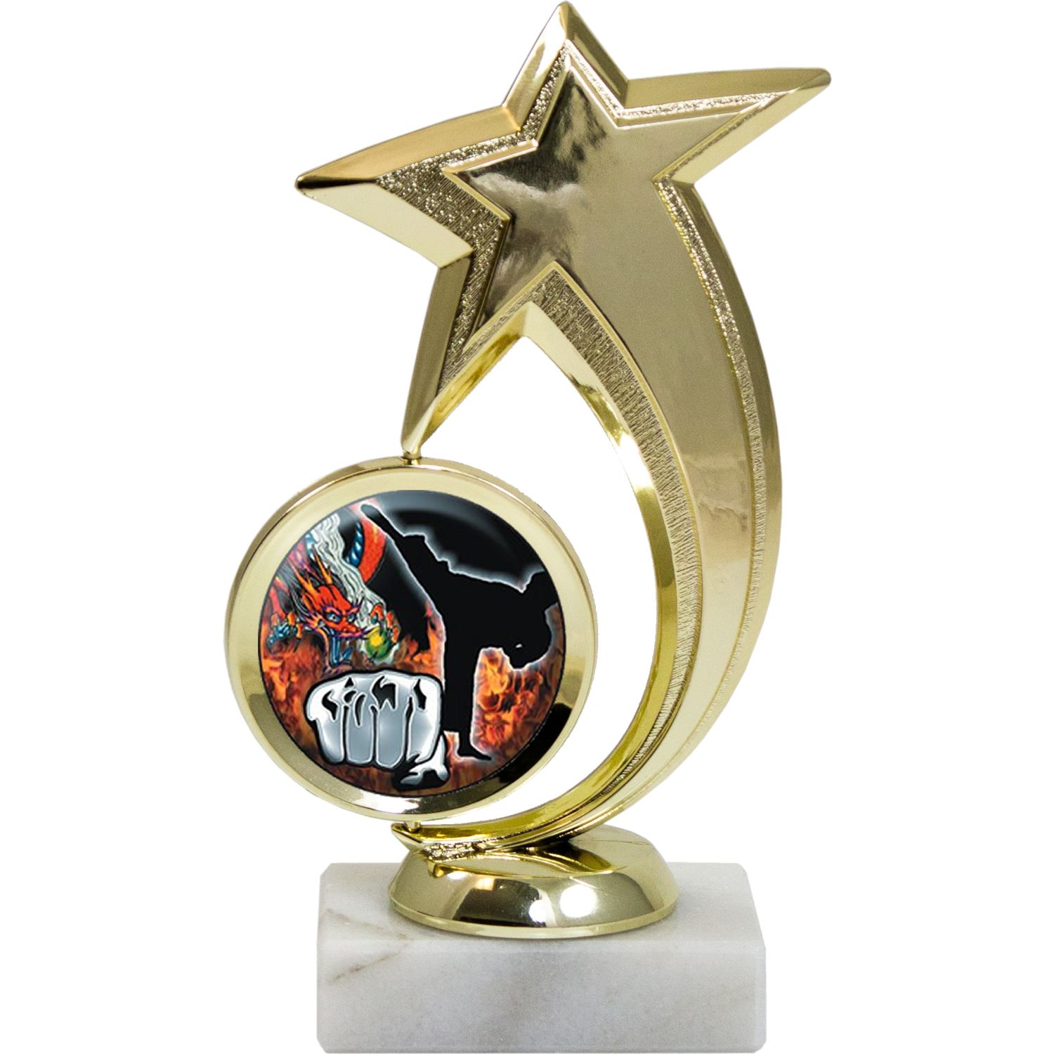 Gold Shooting Star Award With Insert Gold Shooting Star Award With Insert