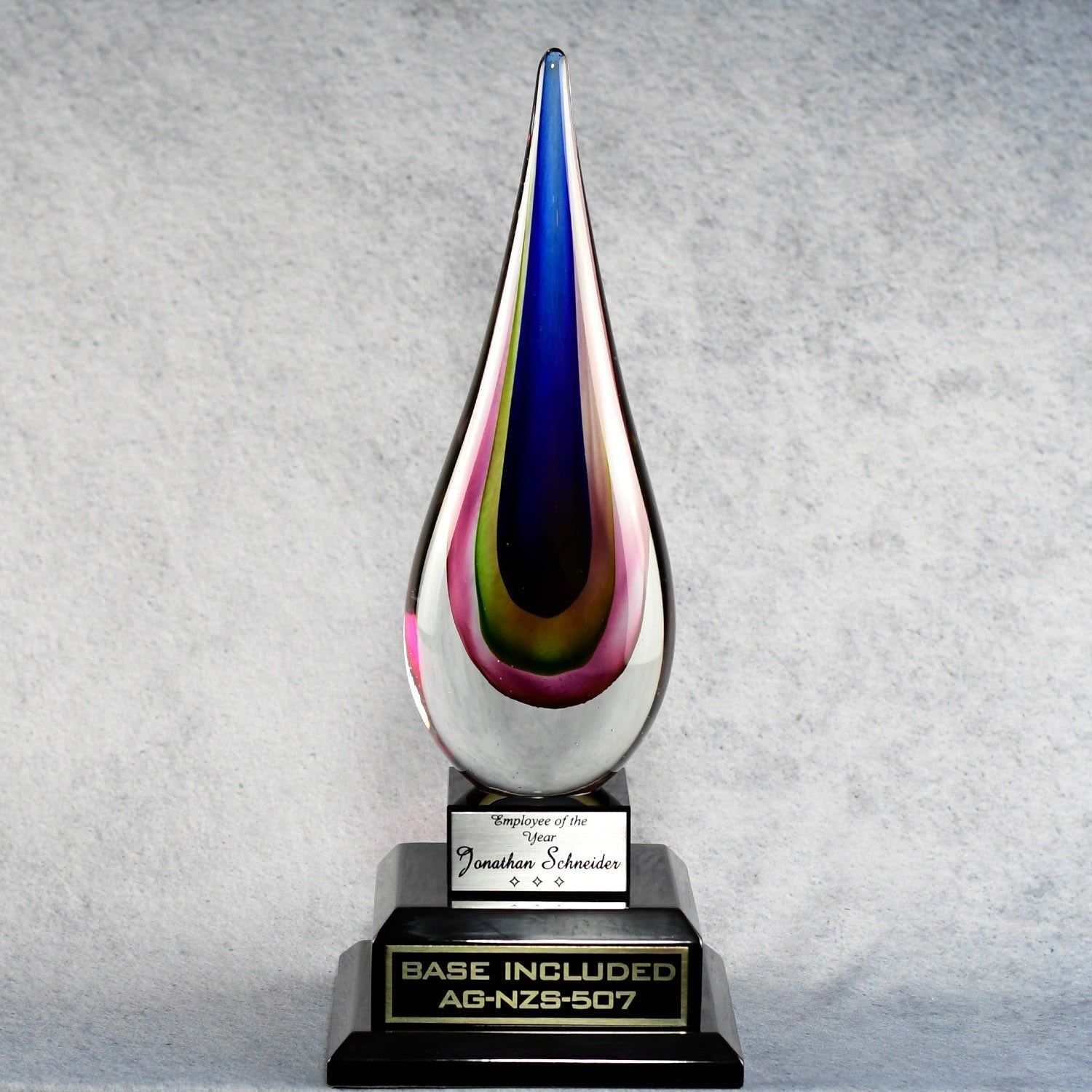 Rainbow Flame Teardrop Rainbow Flame Teardrop
