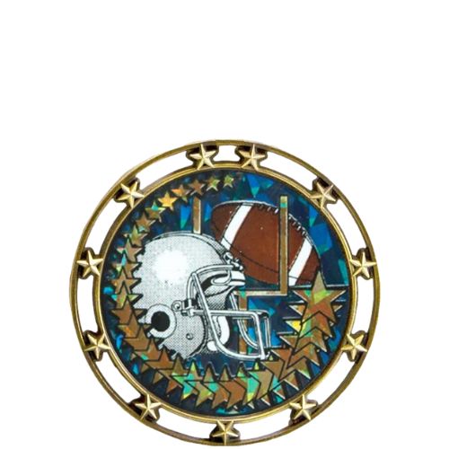 2.5 2.5" Star Medals