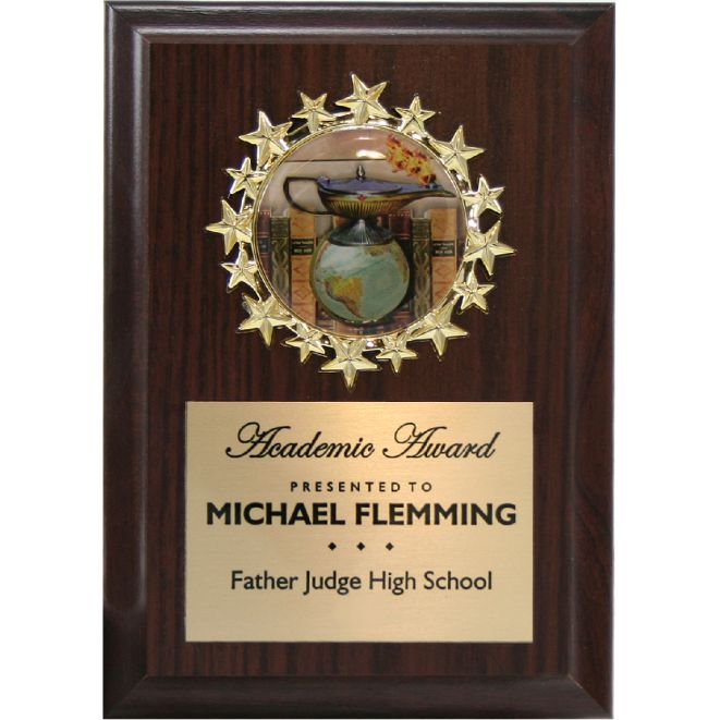 Starburst Medallion Cherry Plaque Starburst Medallion Cherry Plaque