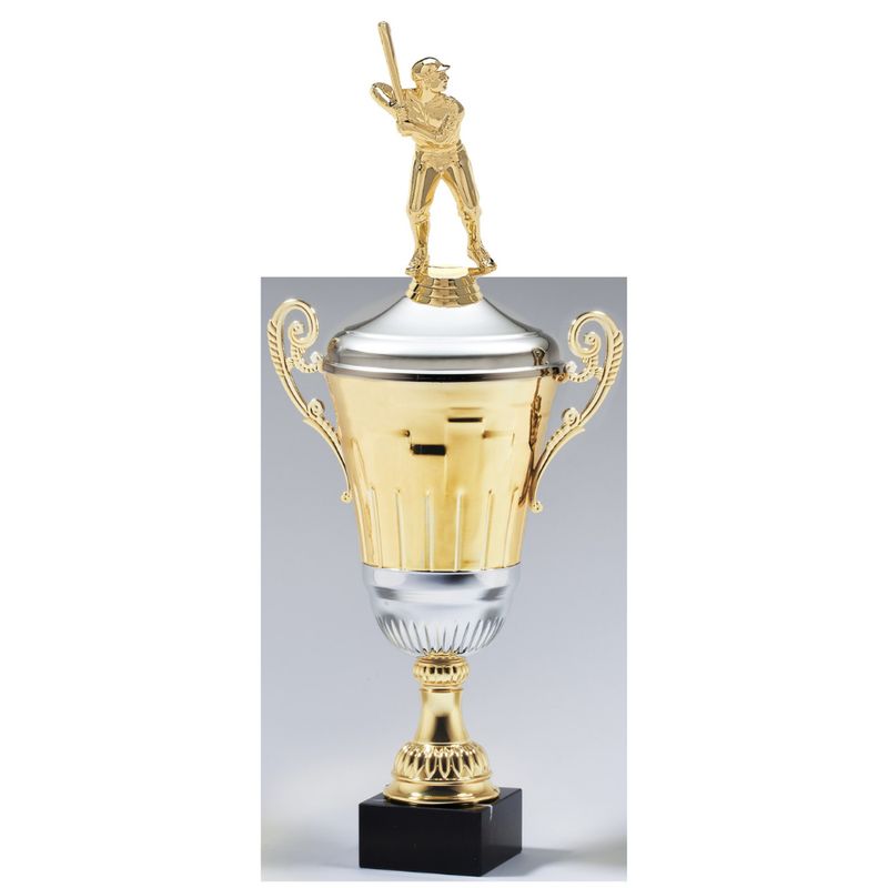 Two Tone Italian cup w/figure Two Tone Italian cup w/figure
