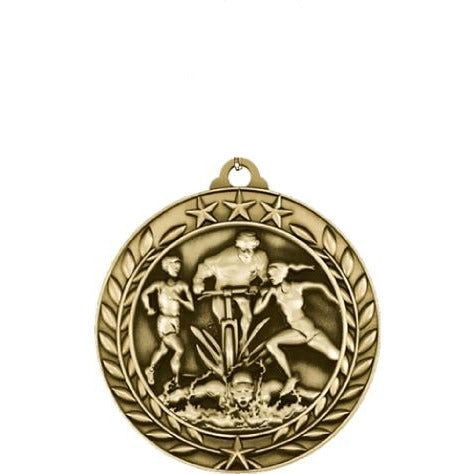 Wreath Antique Medallion - Triathlon Wreath Antique Medallion - Triathlon