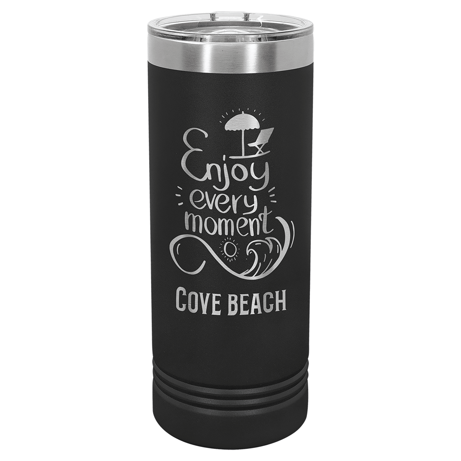 22 oz. Stainless Steel Skinny Tumbler with Slider Lid 22 oz. Stainless Steel Skinny Tumbler with Slider Lid