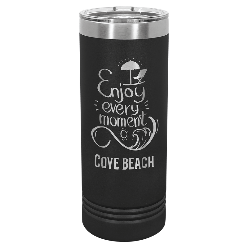 22 oz. Stainless Steel Skinny Tumbler with Slider Lid 22 oz. Stainless Steel Skinny Tumbler with Slider Lid