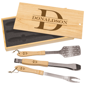 3-Piece BBQ Set w/case 3-Piece BBQ Set w/case