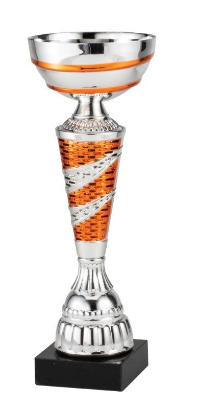 Assembled Silver Cup with Copper Accents Assembled Silver Cup with Copper Accents