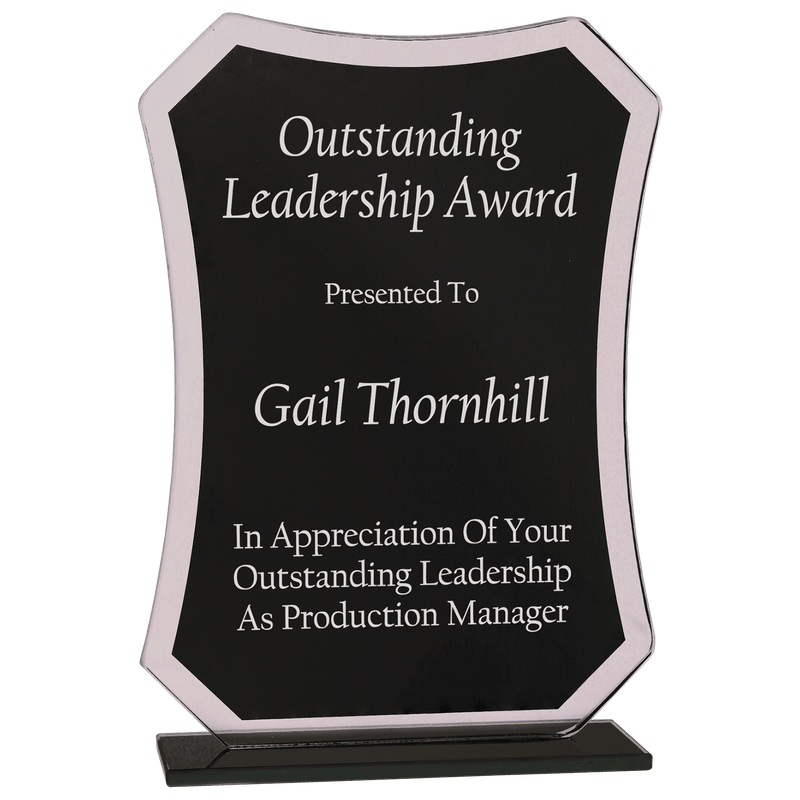 Black Reflection Glass Award