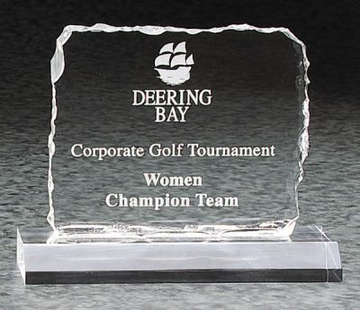 Cracked Ice Acrylic Award Cracked Ice Acrylic Award