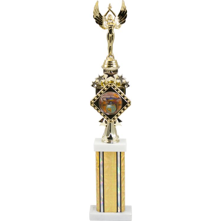 Diamond Series Trophy With Column and Riser