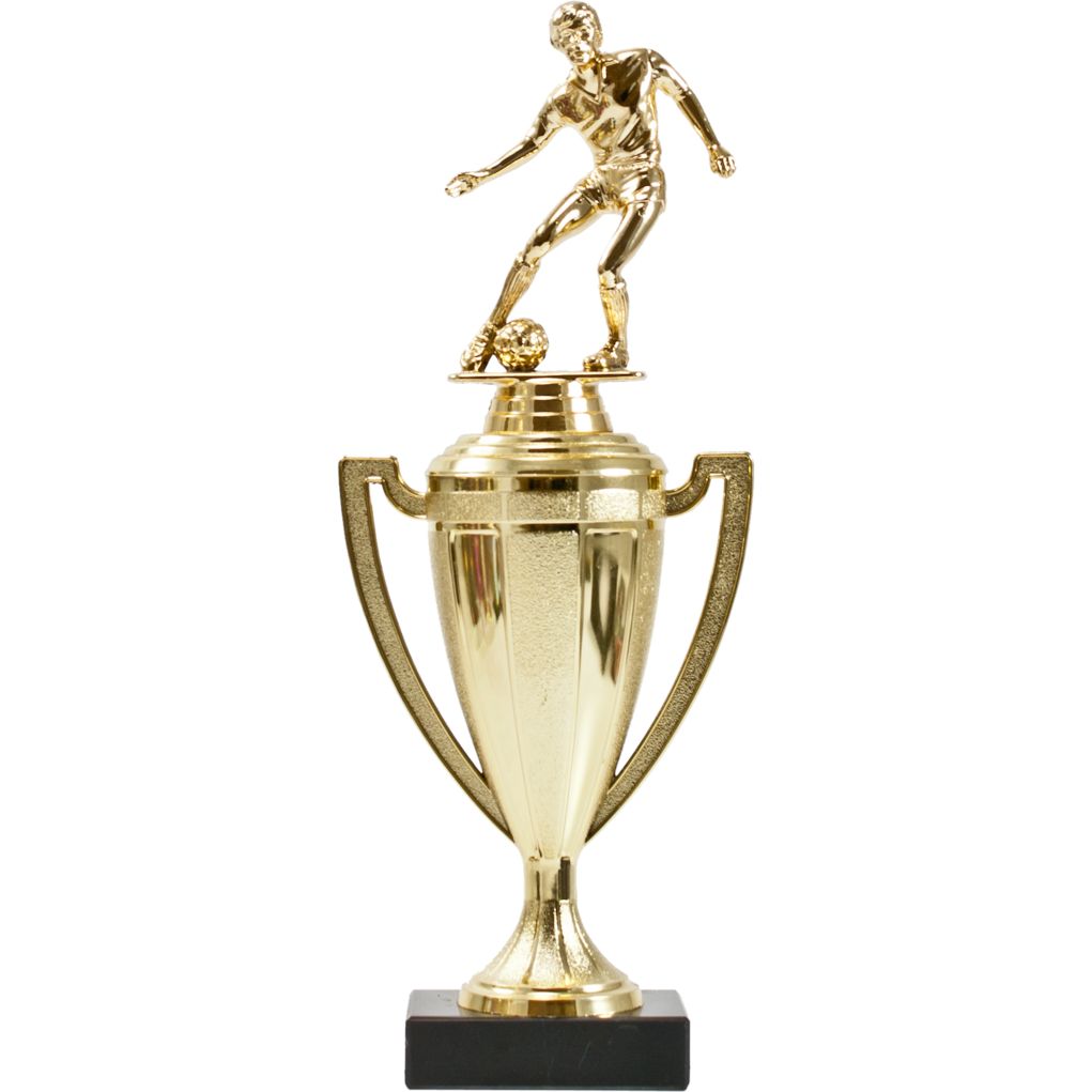 Figurine & Cup On Marble Base Trophy Figurine & Cup On Marble Base Trophy