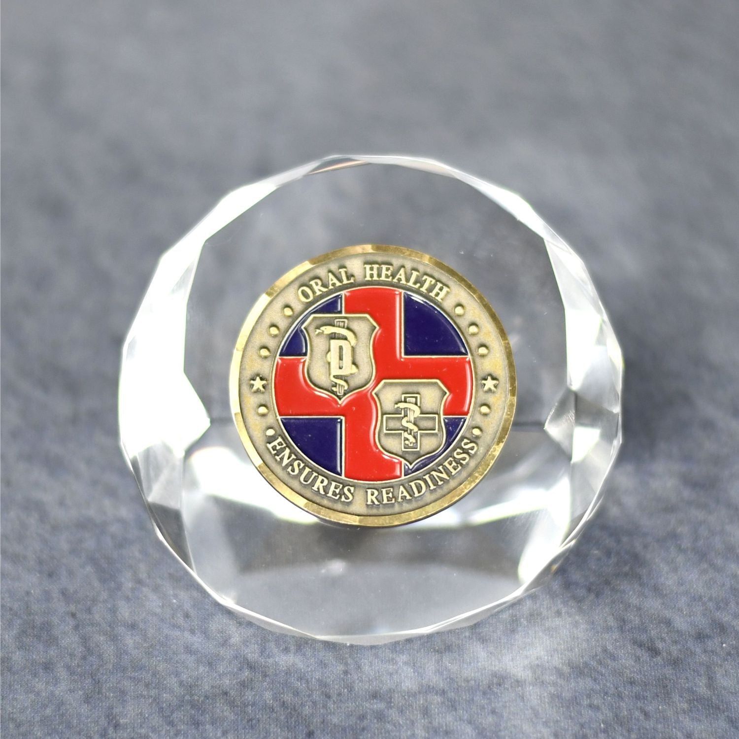 Crystal Round Paperweight Crystal Round Paperweight