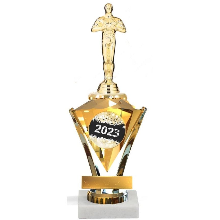 Jewel Series Riser Trophy On A Marble Base Jewel Series Riser Trophy On A Marble Base