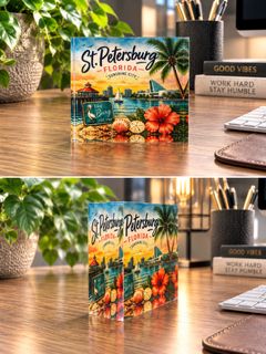 Full Color Freestanding Acrylic Block Full Color Freestanding Acrylic Block