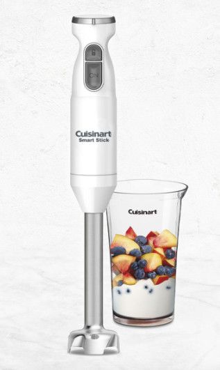 CUISINART SMART STICK TWO-SPEED HAND BLENDER (WHITE)