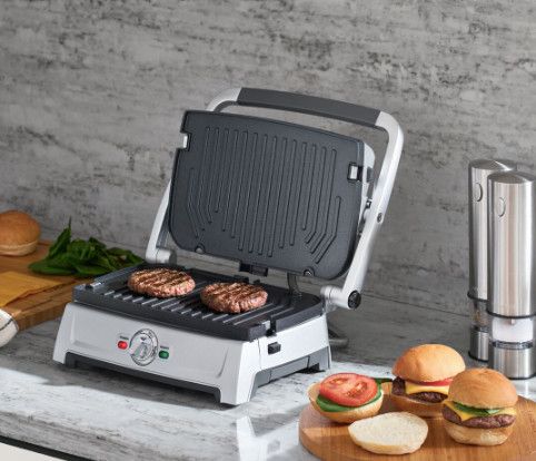 CUISINART GRIDDLER COMPACT INDOOR GRILL, GRIDDLE, AND PANINI PRESS