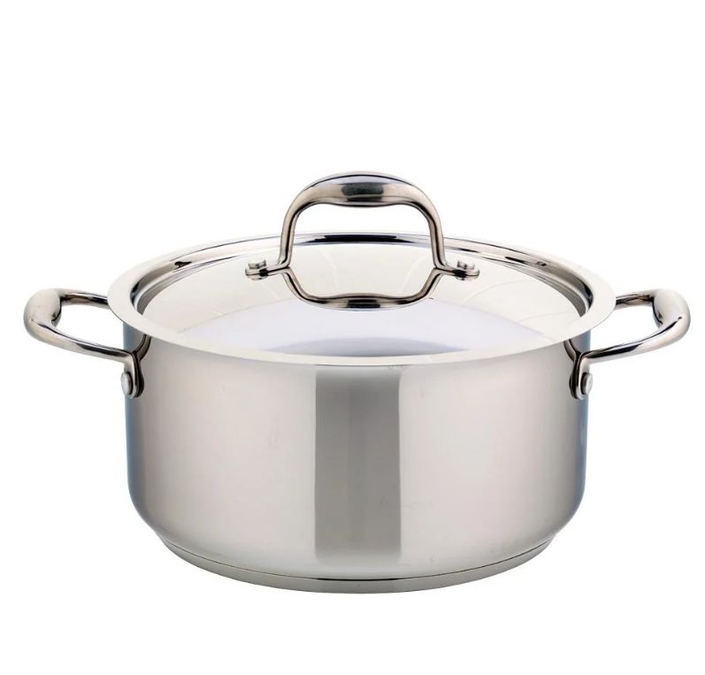 MEYER ACCOLADE 5L STAINLESS STEEL DUTCH OVEN