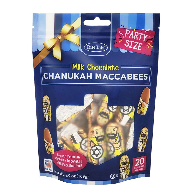 "BAG OF MACCABEES", 20 MILK CHOCOLATE MACCABEES/BAG