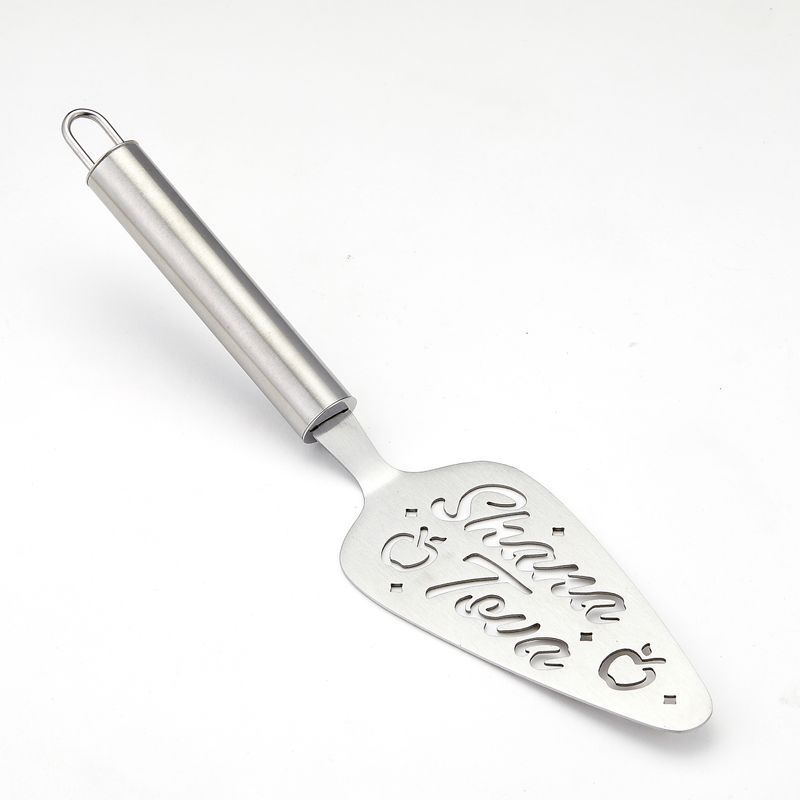 "SHANA TOVA" SERVER, STAINLESS STEEL, 11"X3", CARDED