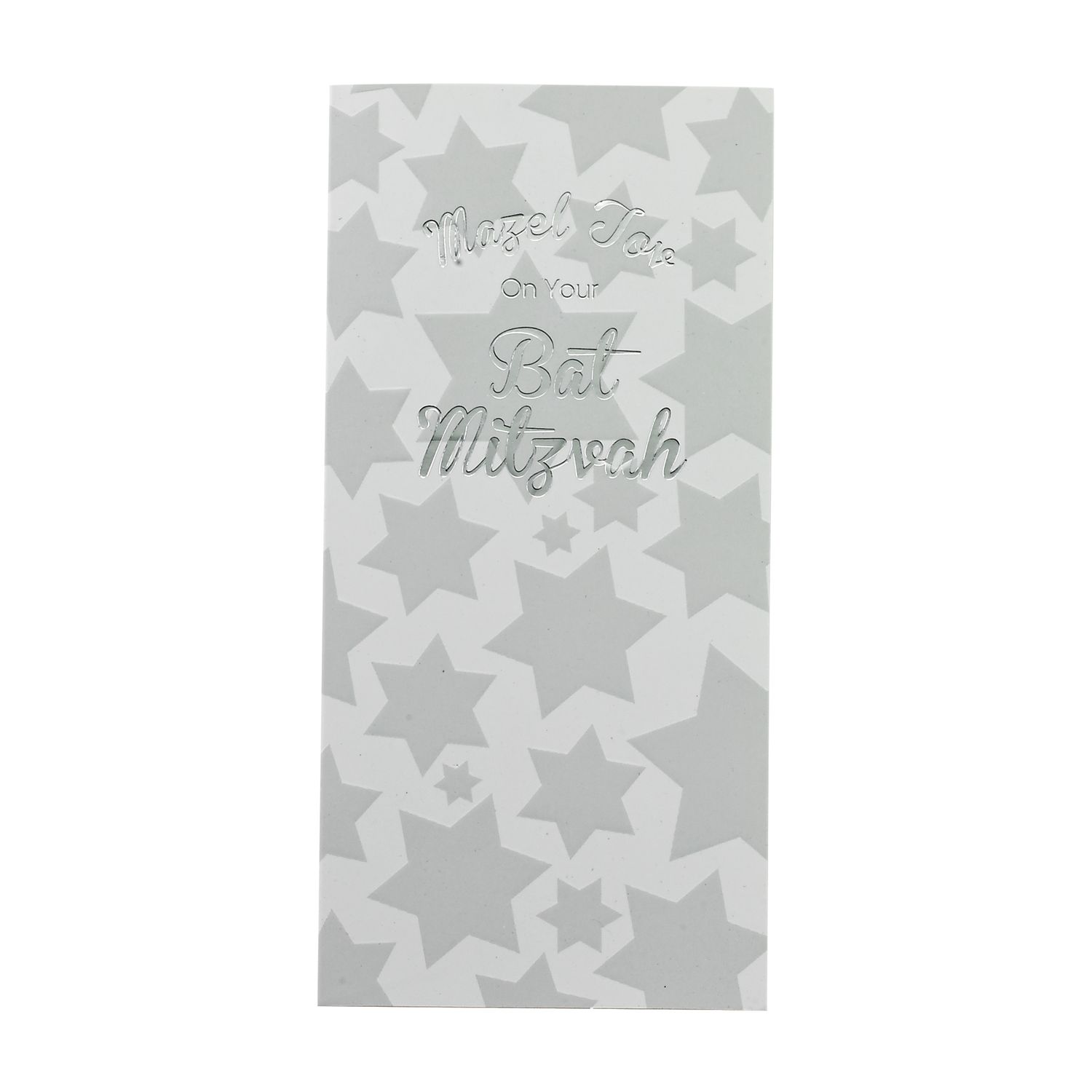 BAT MITZVAH COUNTER CARD, 3.5"x7", FOIL ACCENTS-7