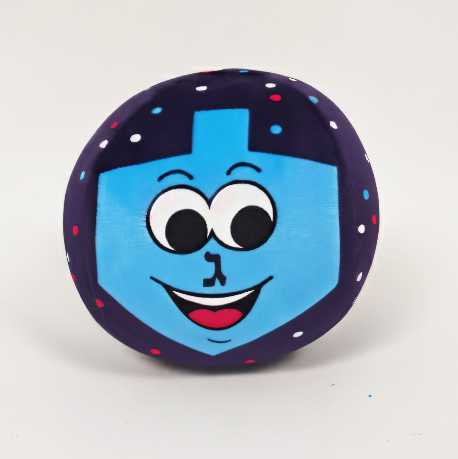 CHANUKAH BALL, SUPER SOFT PLUSH, PRINTED, 6", TAG