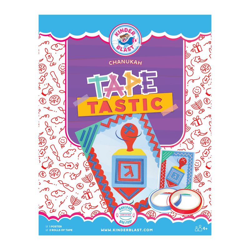 CHANUKAH "TAPE TASTIC" CRAFT