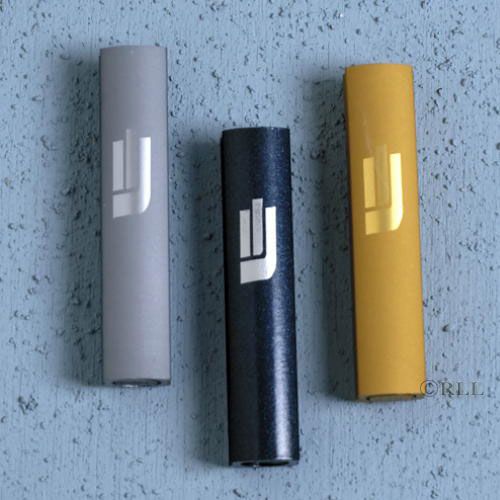 MEZUZAH, SELF STICK ALUM, CURVED/SANDBLASTED, 3.4"