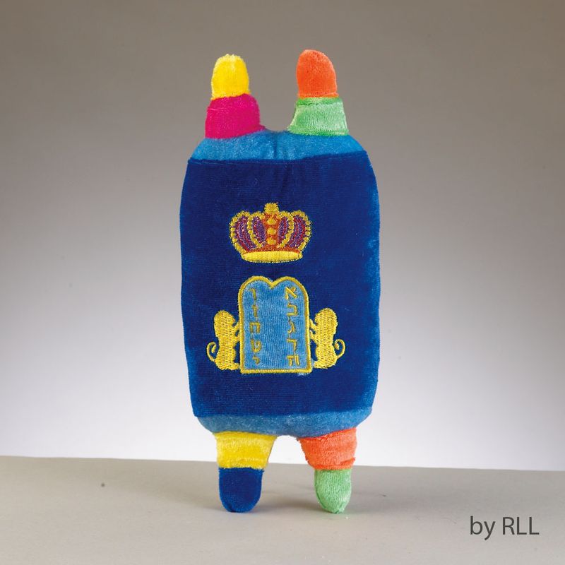 MY SOFT TORAH, MULTICOLOR, PLUSH, SMALL, 8" H, TAG