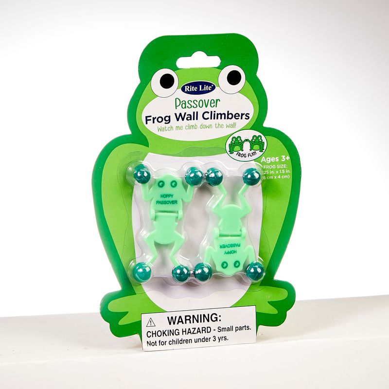 PASSOVER FROG WALL CLIMBERS, PP, 2.25", 2/CARD