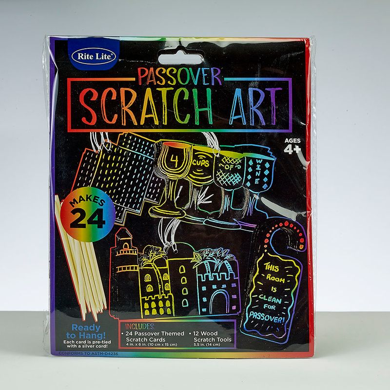 PASSOVER SCRATCH PAPER KIT, MAKES 24, HEADER