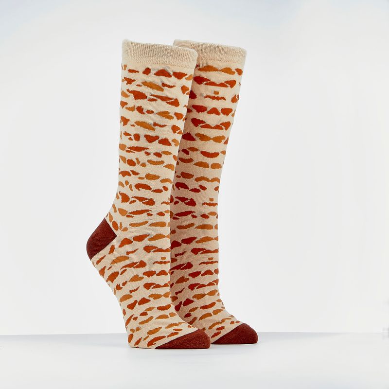 PASSOVER SOCKS,"MATZAH PATTERN",COTTON BLEND,ADULT CREW, CARD
