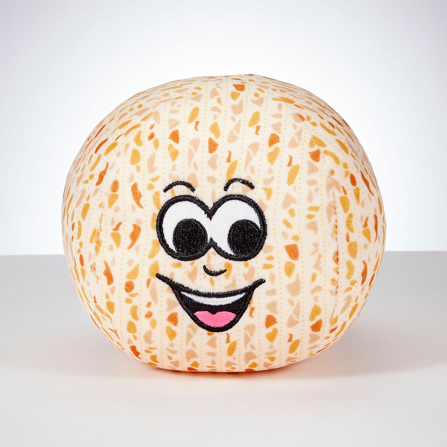 PLUSH MATZAH BALL, SUPER SOFT PLUSH, EMBROIDERED, 6", TAG