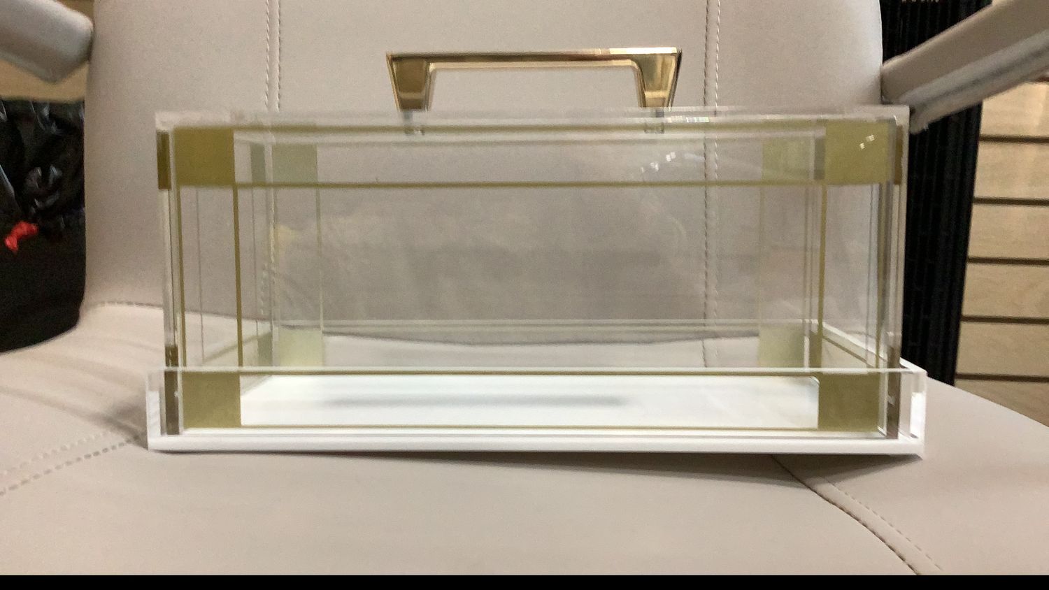 Classic 2.0 Rectangular Cake Dome - Small - Gold