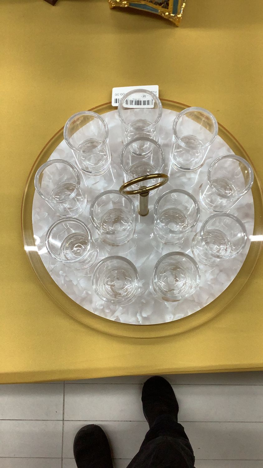 Liquor Set - Pearlstone - Gold