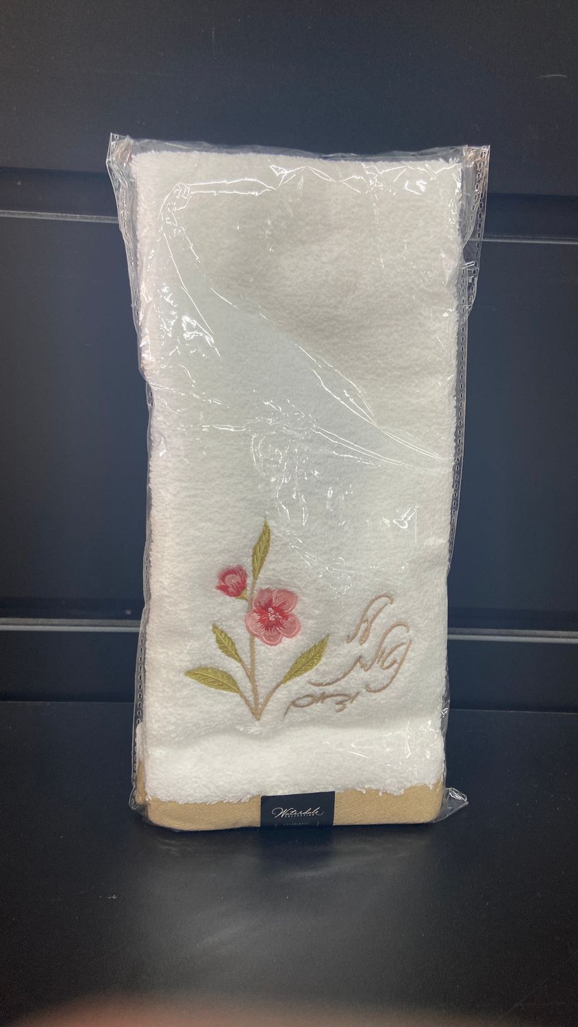 Finger Towel - Netilas Yadayim - Floral - Pink