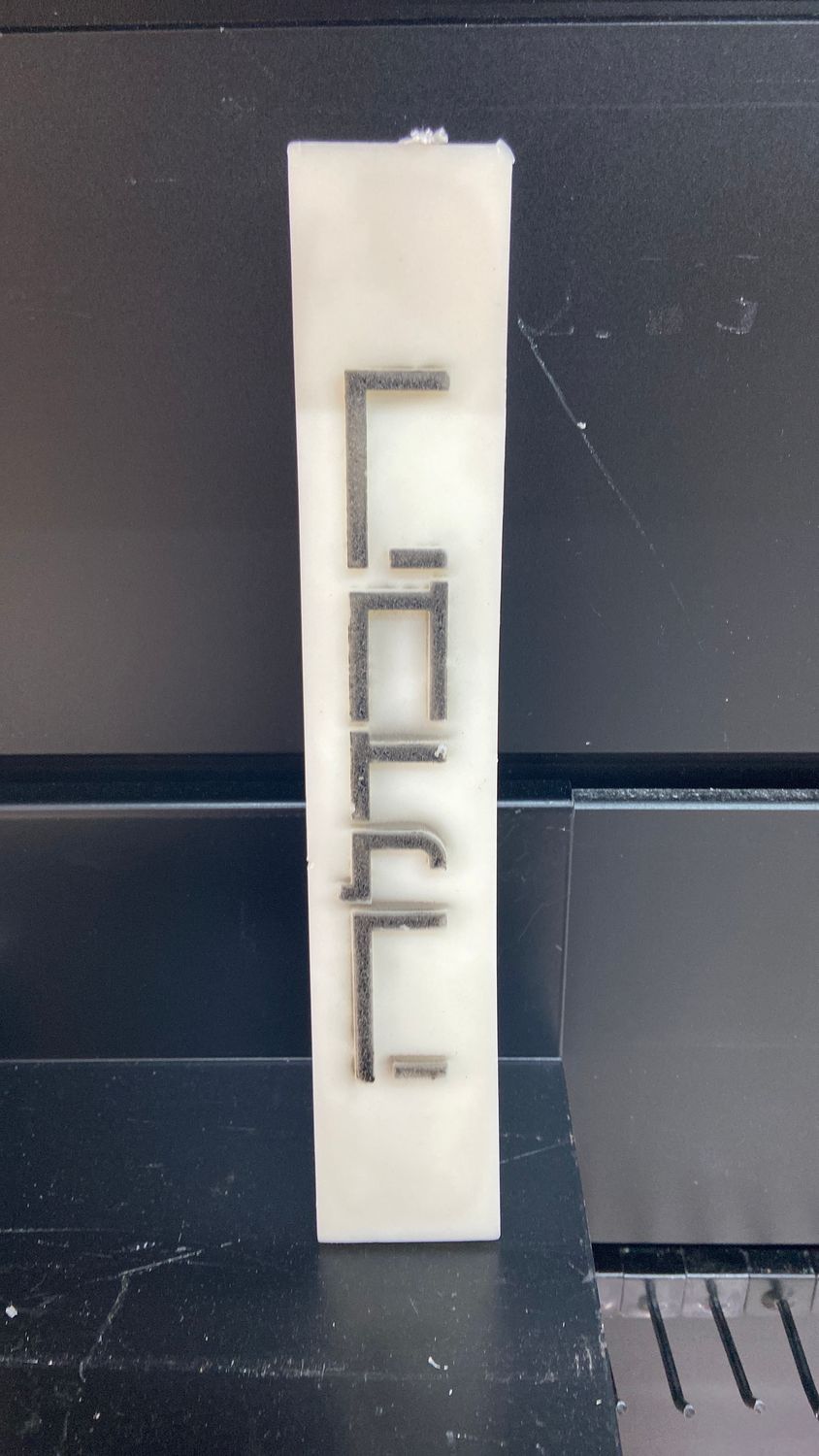 Havdalah Candle - Minimalist - White &amp; Black