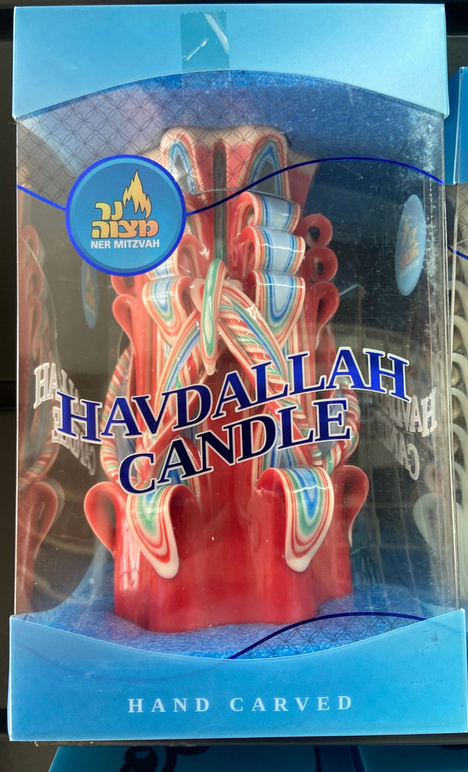 6 x 8" Carved Havdalah Candle