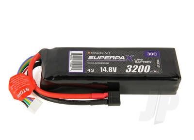 LiPo 4S 3200mAh 14.8V 30C HCT