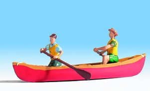 Canoe with Figures