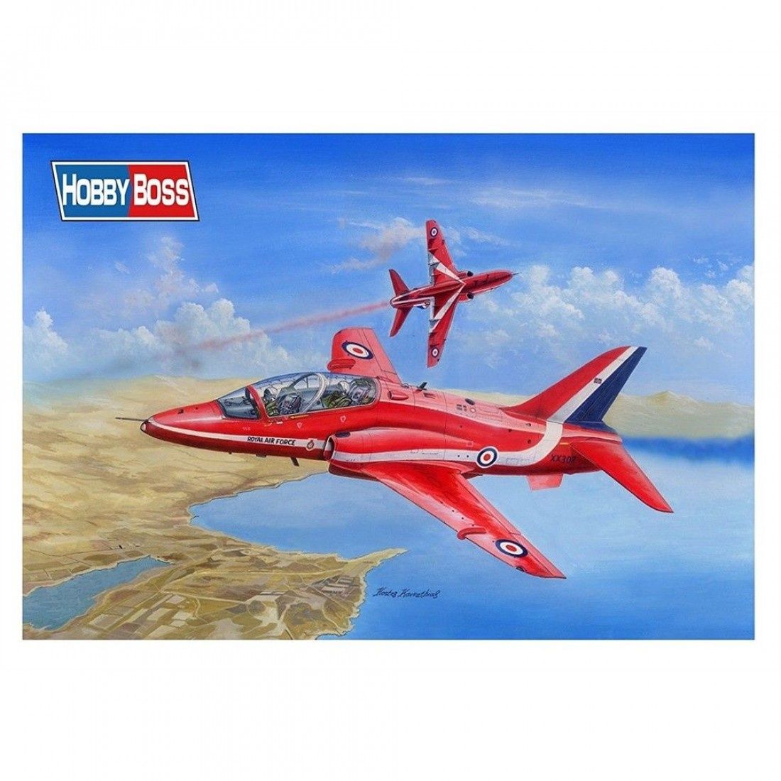 Aircraft Hobby Boss 1/48 Red Arrows Hawk T.1