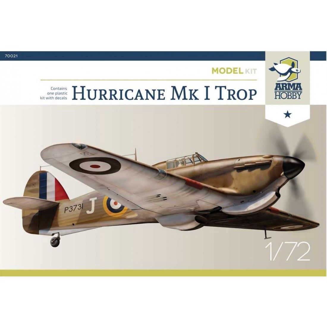 Aircraft Arma Hobby 1/72 Hawker Hurricane Mk.1 Trop