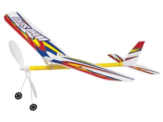 Wind Seeker Rubber Band Glider