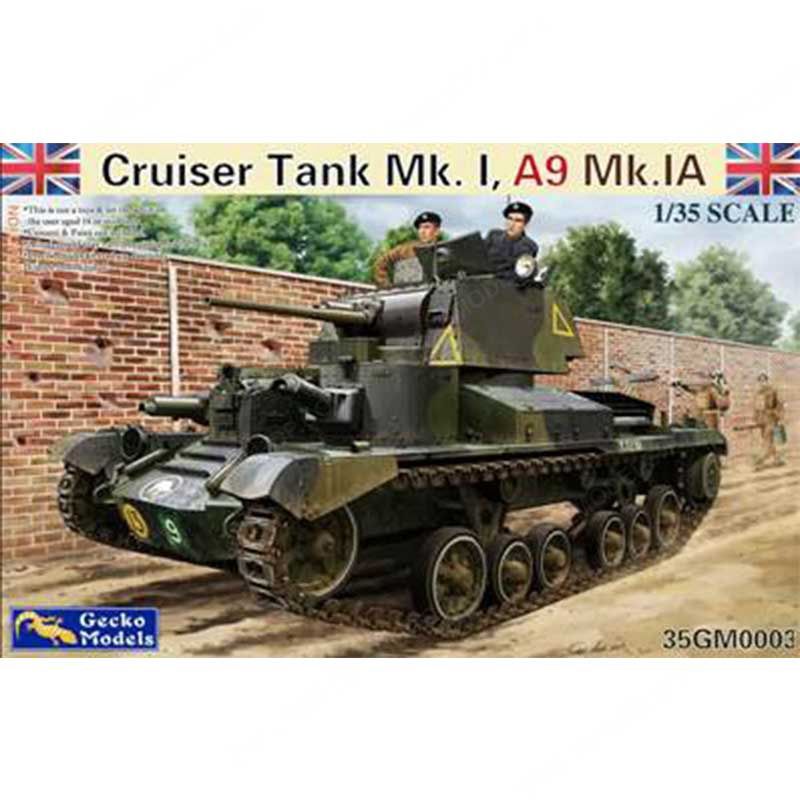 Military Gecko Models 1/35 Cruiser Tank Mk.I, A9 Mk. IA