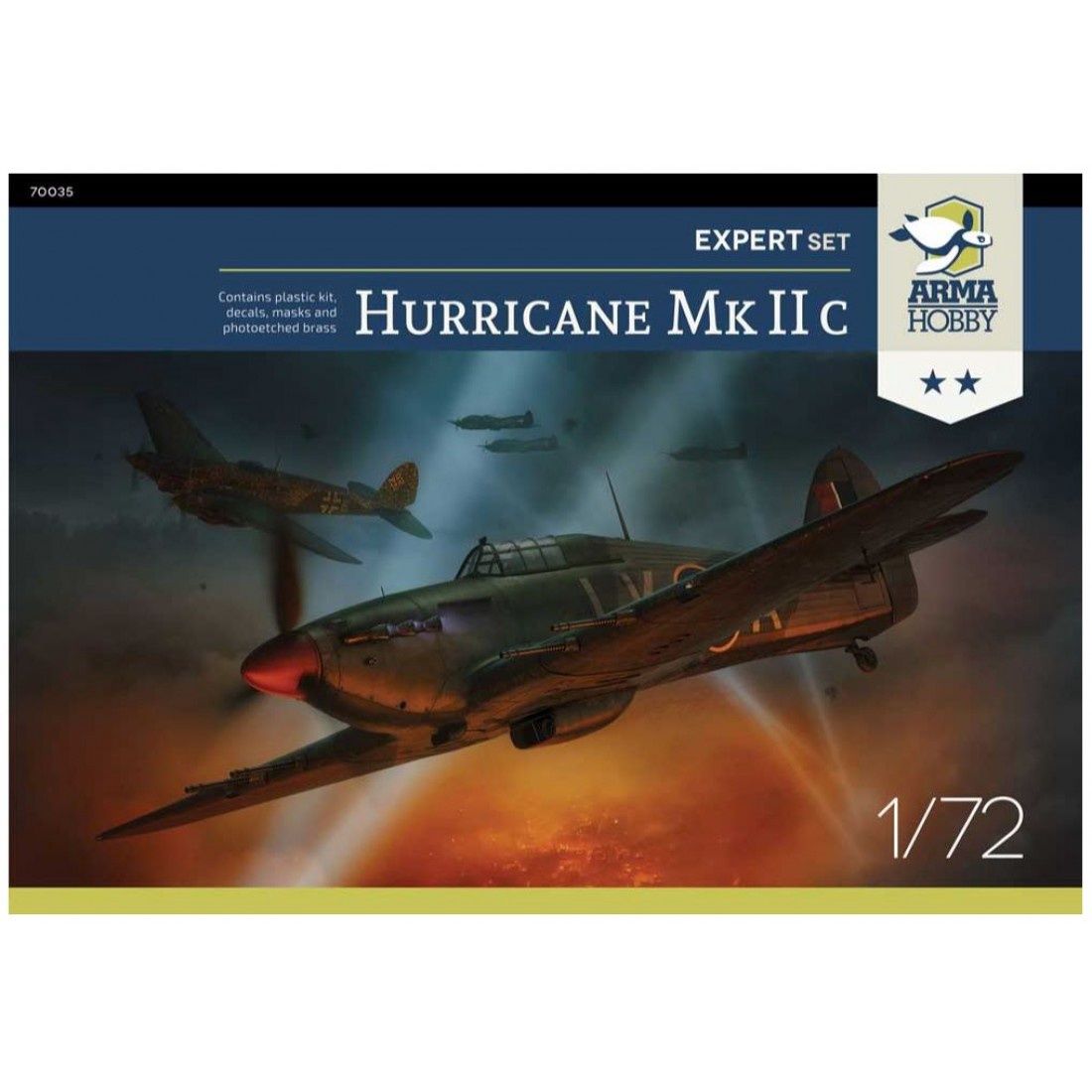 Aircraft Arma Hobby 1/72 Hawker Hurricane Mk.IIc