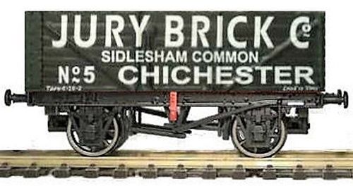 7 Plank Wagon "Jury Brick Co"