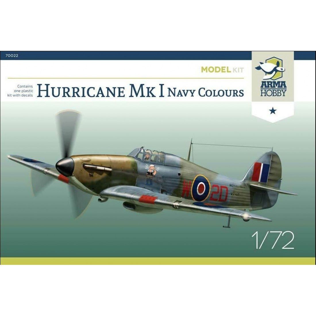Aircraft Arma Hobby 1/72 Hawker Hurricane Mk.1 Navy Colours