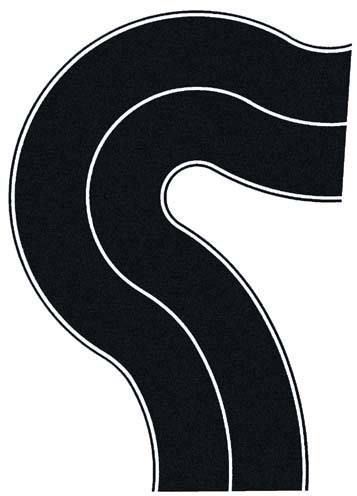 Asphalt Road Universal Curves (40mm)