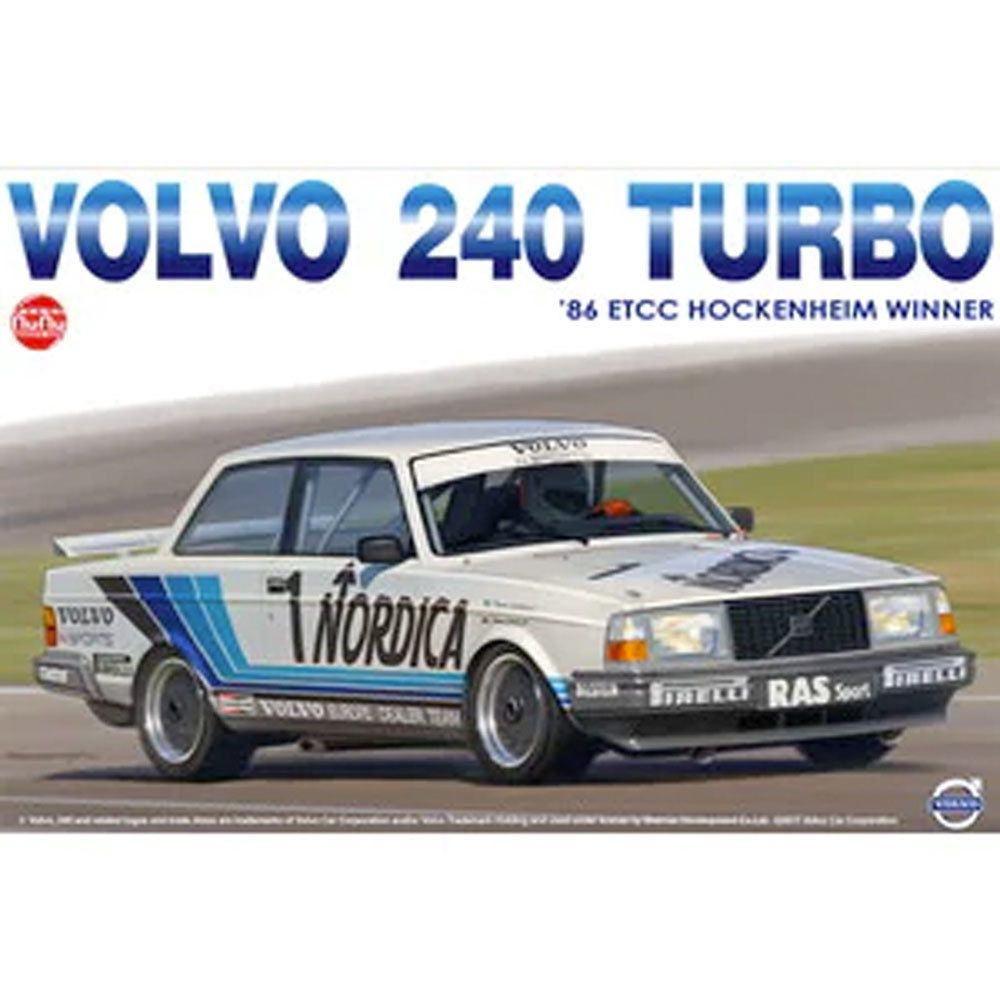 Cars, Bikes and Trucks Nunu Models 1/24 Volvo 240 Turbo 1986 ETCC Hockenheim Winner