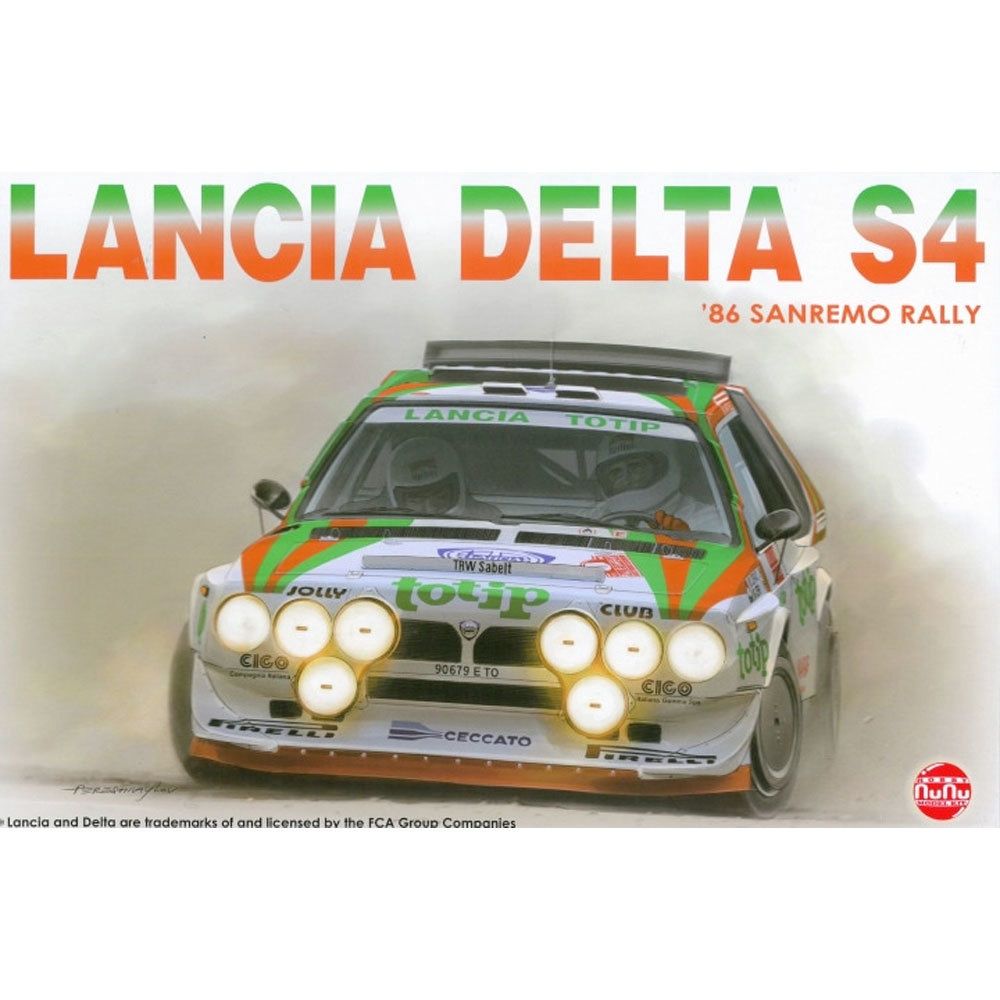 Cars, Bikes and Trucks Nunu Models 1/24 Lancia Delta S4 1986 Sanremo Rally
