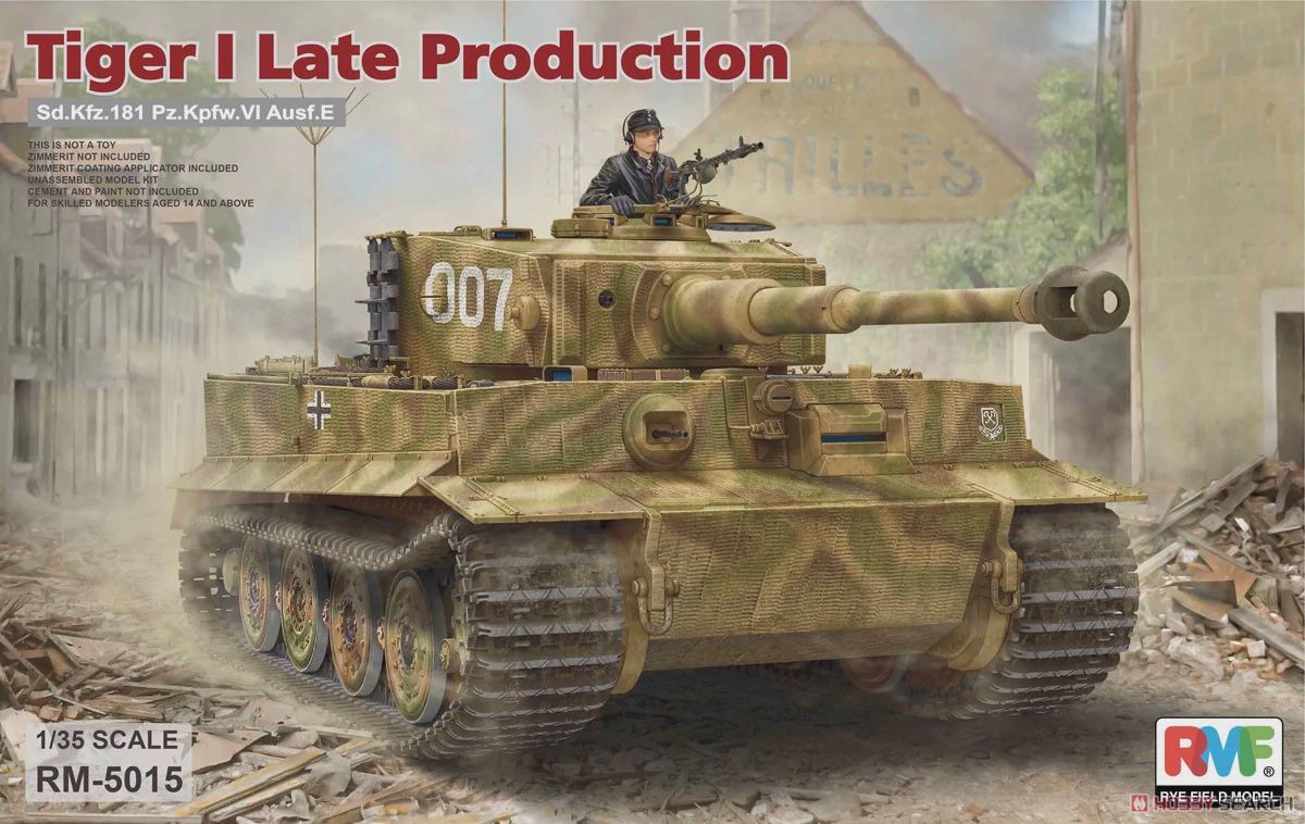 Military Ryefield 1/35 Tiger 1 Late Production